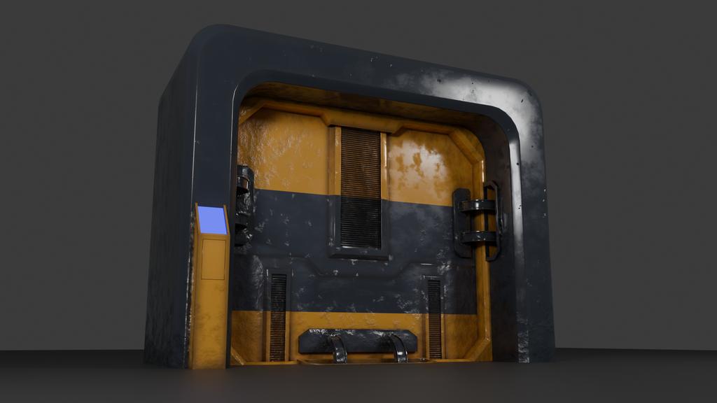 ProjectXDefense's tweet photo. Airlock sci-fi doors
Current progress:
Modeling: 95%
Materials: 60%
Textures: 0%
Decals: 0%
Game-ready optimization: 0%

#blender3d #b3d #IndieGameDev #3dmodeling #gameassets #gamedev https://t.co/QjO2O9ksPz