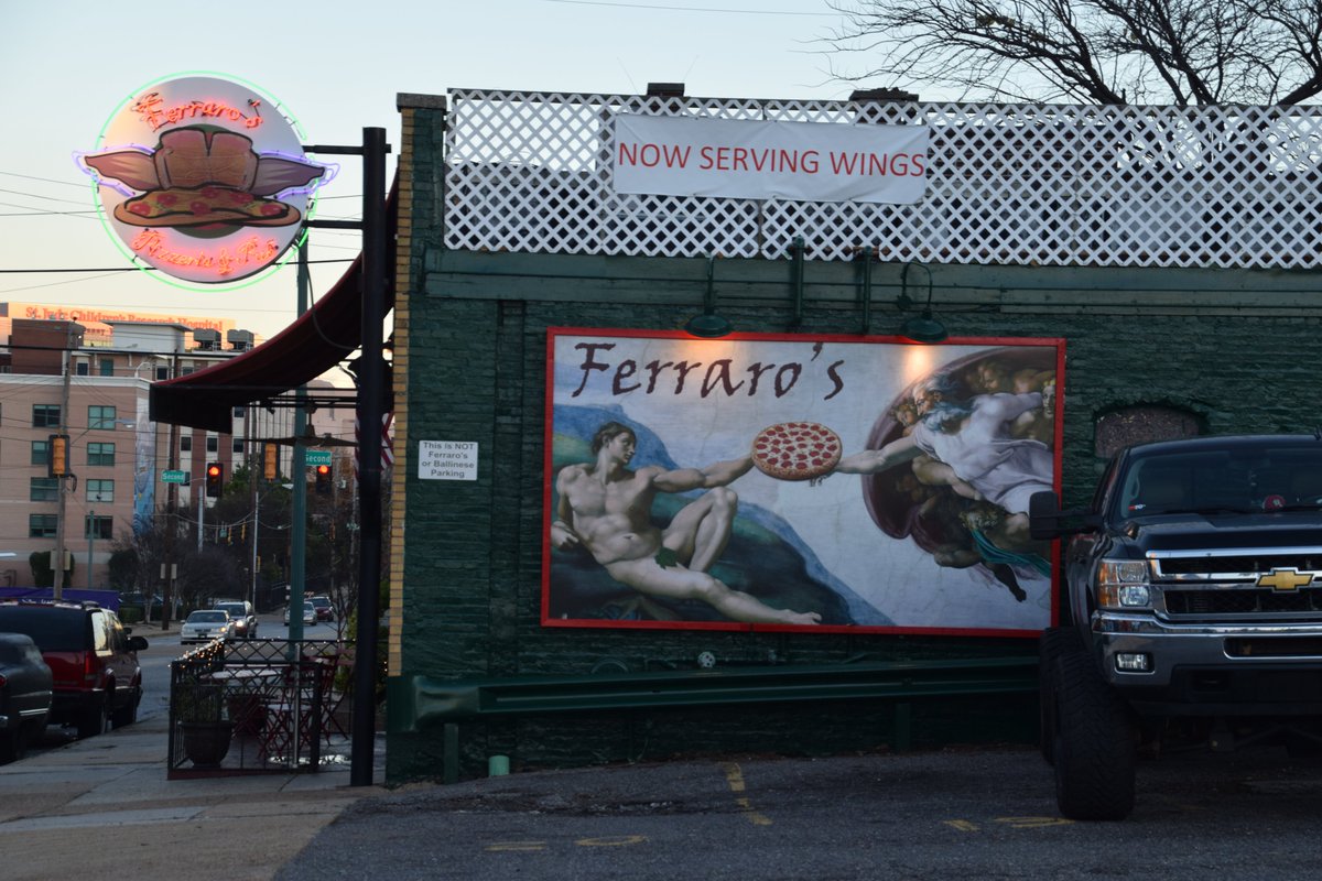 culturalfront's tweet photo. Pizza or wings? Both 'Spark of life' indeed https://t.co/4Nytl7DiSi
