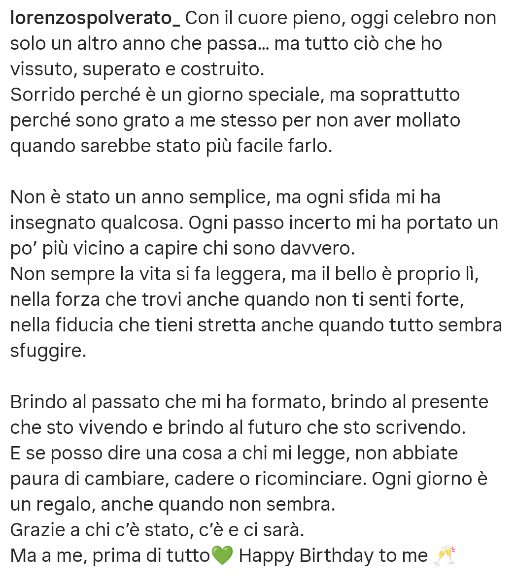 vanessamarotto1's tweet photo. Ti auguro il meglio e la felicità Lollo💯💚 #shailenzo https://t.co/P3i6zvJndF