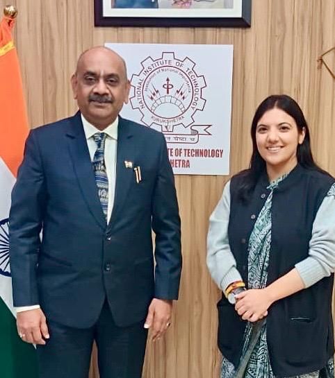 Honoured to meet Prof. B.V. Ramana Reddy, Director NIT Kurukshetra (@NITKurukshetra), on my visit to Rana Sb’s Alma Mater university previously known as REC Kurukshetra 

Jab tak sooraj chaand rahega, Rana Sb ka naam rahega 🙏

@bjp4india @bjp4jnk @bjym4jk