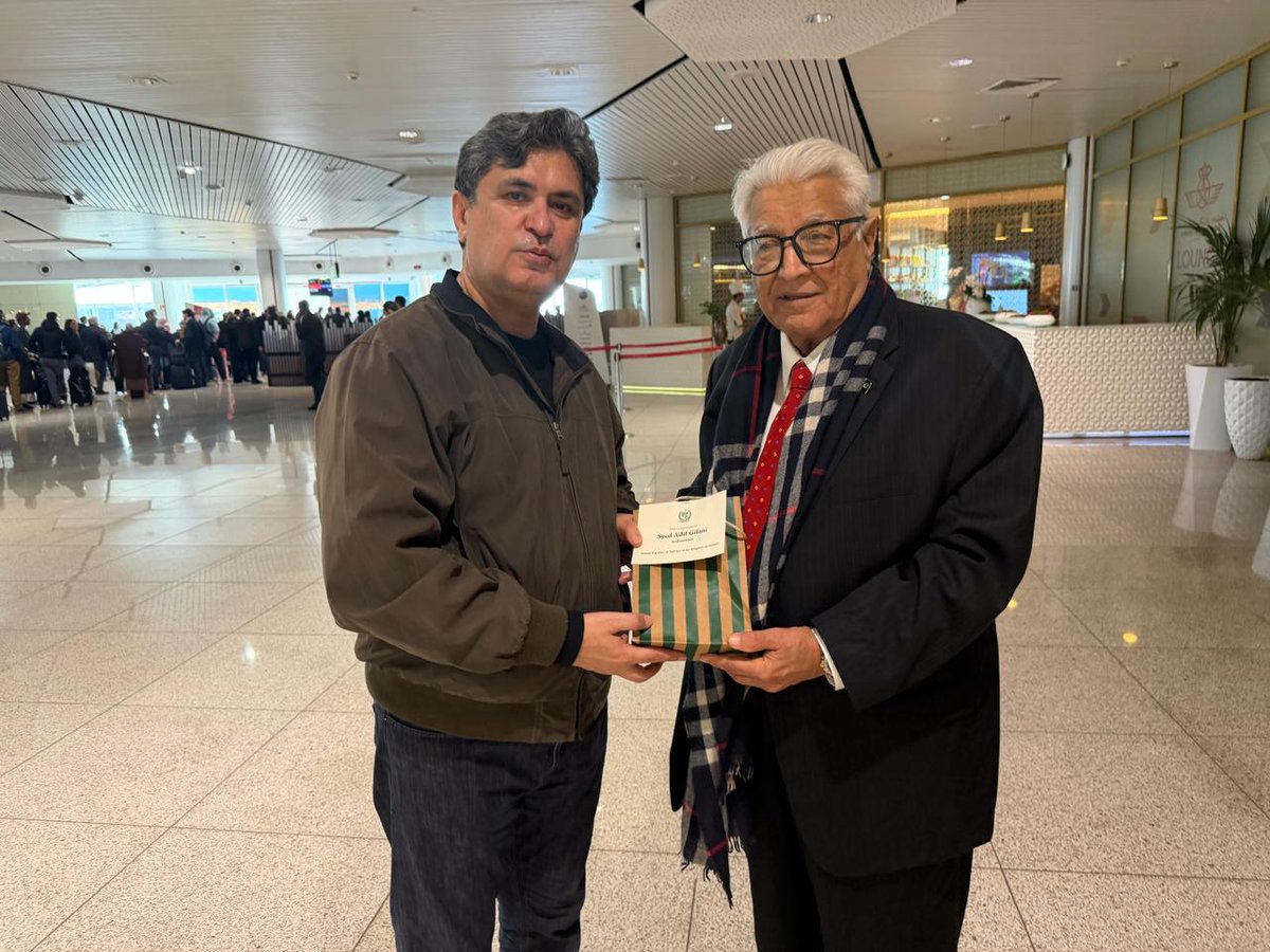 Ambassador <a href="/SyedAdilGilani/">Adil Gilani Syed</a> held a meeting in Casablanca with DG FIA Mr. Raja Rifat. Issue of Pakistani workers travel to Morocco and Mauritania were discussed, with aim to facilitate valid visa holders. <a href="/ForeignOfficePk/">Ministry of Foreign Affairs - Pakistan</a>