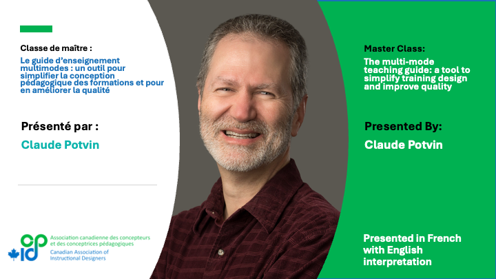 ACCP_CAID's tweet photo. Mardi 2 décembre, ne manquez pas la classe de maître de Claude Potvin! Occasion de découvrir un guide multimode / interordres.
On Tuesday, December 2, don’t miss the master class with Claude Potvin! Opportunity to explore a multi-modal cross-sector guide.
https://t.co/bEtVlbMX3d https://t.co/qfhf2naPlo