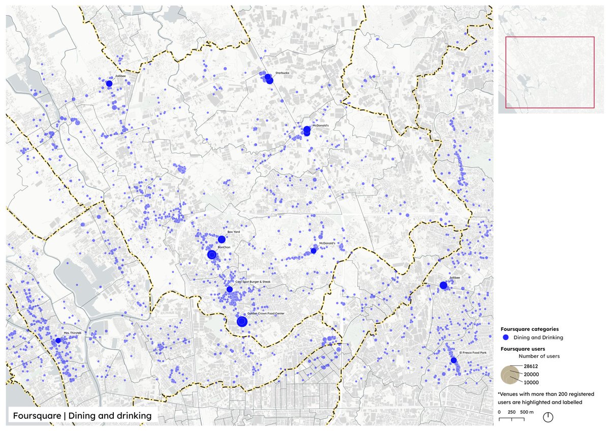 UrbanMosaicLab's tweet photo. On May 13, @UrbanMosaicLab researchers Álvaro Bernabeu Bautista and Mariana Huskinson delivered two seminars and a GIS workshop at the Polytechnic University of the Philippines, exploring geolocated data, accessibility, care, and inclusive urban design.
#GISWorkshop https://t.co/rGAWmNdt4q