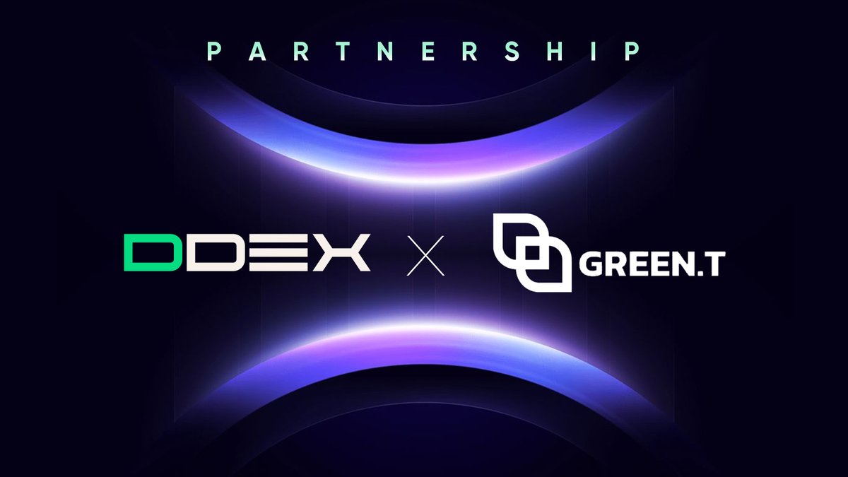 DDEX_CN's tweet image. 🌿 合作公告：DDEX × GreenT

DDEX 正式宣布与 @greentpay 达成合作 — 这是一个基于 Hyperledger Fabric 的下一代 Web3 支付生态系统。

本次合作将带来： 
• 超低手续费的区块链支付
• 面向真实用户的消费型奖励
• 支付、商业与 DeFi 的无缝融合

我们将共同把 DeFi…