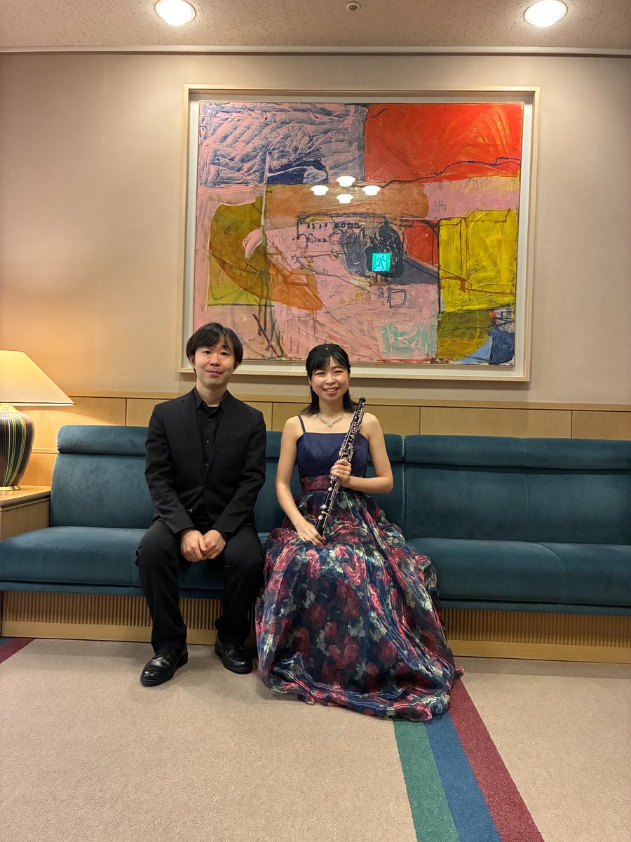 荒木さんのお茶目なトークと
オーボエの深く甘やかな音色、
そして津田さんの絶妙な寄り添いピアノ、
とても楽しい昼下がりでした！

ご来場誠にありがとうございました！
【アンコール曲】赤とんぼ
#荒木奏美 #津田裕也