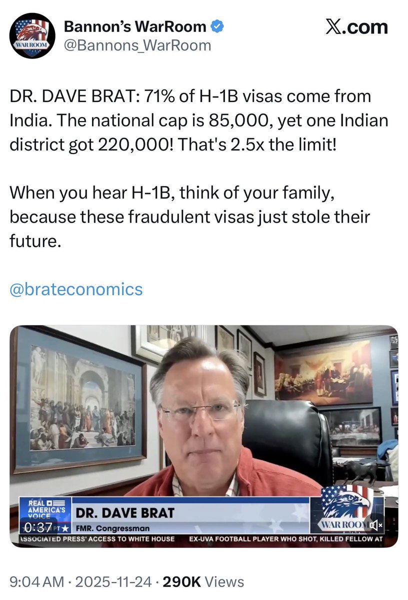 ImanOracle's tweet image. سالی ۸۵ هزارتا ویزا H-1B باید صادر میکردن، فقط یه کنسولگری تو هند ۲۲۰ هزارتا ویزا H-1B صادر کرده، ۲.۵ برابر سقف!!!