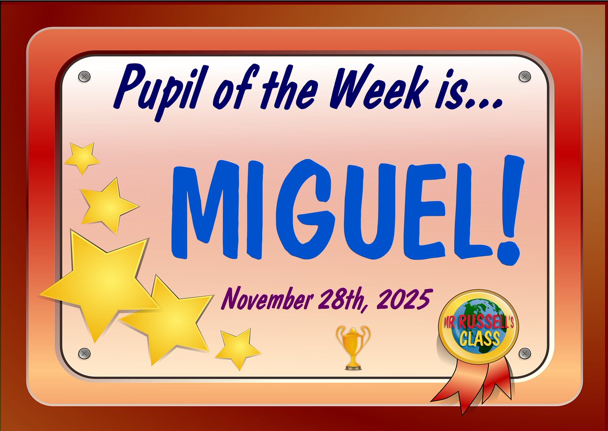 Another Friday has rolled around and that means another 2nd Class Pupil Of The Week! After a hugely positive week, our winner is MIGUEL!!! Maith thú MIGUEL!