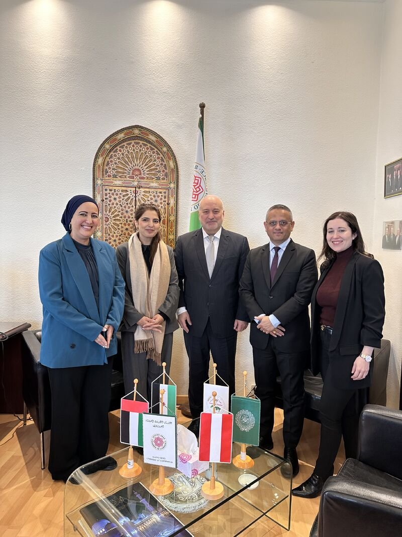 A productive meeting was held on Monday, 24th November 2025, between the Austrio-Arab Chamber of Commerce (AACC), represented by Secretary General Mouddar Khouja, and a delegation from the Dubai Airport Freezone - DAFZ. 
The DAFZ delegation was comprised of Mr. Gary Hooper,