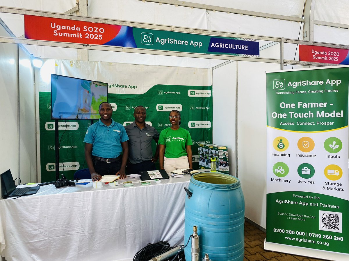 Our team is exhibiting at Uganda Sozo Summit 2025 at National ICT Innovation Hub.  

Thanks to Ministry of Trade  Industry and Cooperatives, Hindsight Ventures, Japan International Cooperation Agency (JICA). 

The time is now to unlock Uganda’s startup ecosystems potential!