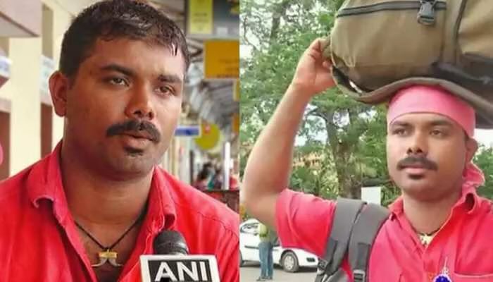 KHByte's tweet image. ரெயில்வே கூலியிலிருந்து IAS அதிகாரி வரை: கேரளாவின் ஶ்ரீநாத் கே வின் அபூர்வ வெற்றிப்பயணம்.

திருவனந்தபுரத்தில் “வாய்ப்புகள் இல்லையென்றாலும், முயற்சி இருந்தால் வெற்றி நிச்சயம்” என்பதற்கான உயிரோவியம் கேரளாவின் ஶ்ரீநாத் கே. எர்ணாகுளம் ரெயில்வே நிலையத்தில் கூலி (porter) ஆகப்…