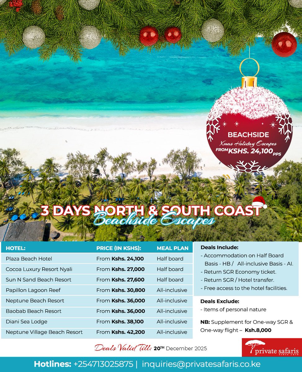 🎄Make your festive season luxuriously hot 🎄🔥✨
Our Early Bird Christmas packages bring you elite stays, curated experiences, and exclusive savings that feel almost too good to be true 😮‍🔥

Choose from our amazing list of incredible deals listed in the poster