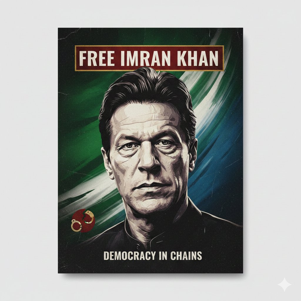 "عمران خان کو جیل میں رکھ کر حکومت کس حقیقت کو چھپانا چاہتی ہے؟ عدالتی حکم کے باوجود ملاقات نہ کروانا اُن کی گھبراہٹ اور ظلم کی سب سے بڑی نشانی ہے۔ سچ کو قید نہیں کیا جا سکتا— Free Imran Khan ✊🇵🇰"