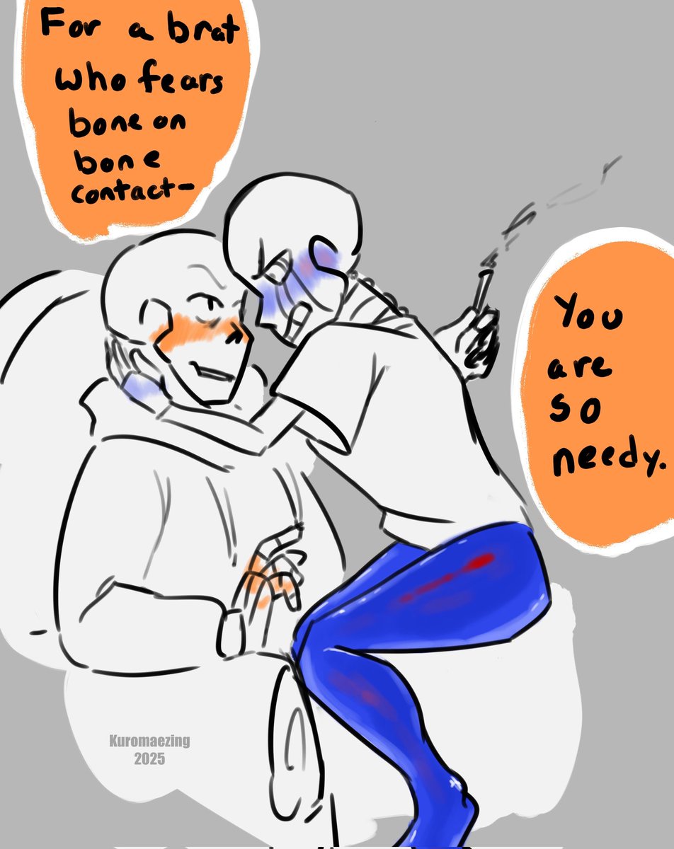 //cw NSFW Fontcest US!PapyrusxErrorSans
I disappeared to drop this. So sorry but couldnt sleep thinking that I really do like US!Pappy and Error. 

Another note, either forgot or still dont know how to color ecto-