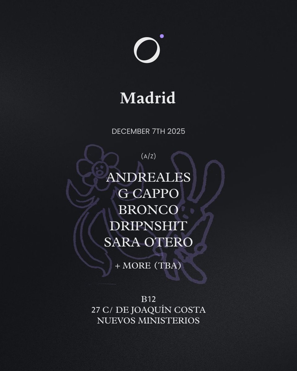 dripnshit's tweet image. El 7 estaré en la b12 en Madrid reventando altavoces con bajos gordos y remixes historicos😈😈📿📿
Durante el set habrá par de sorpresas..🗝️🥶