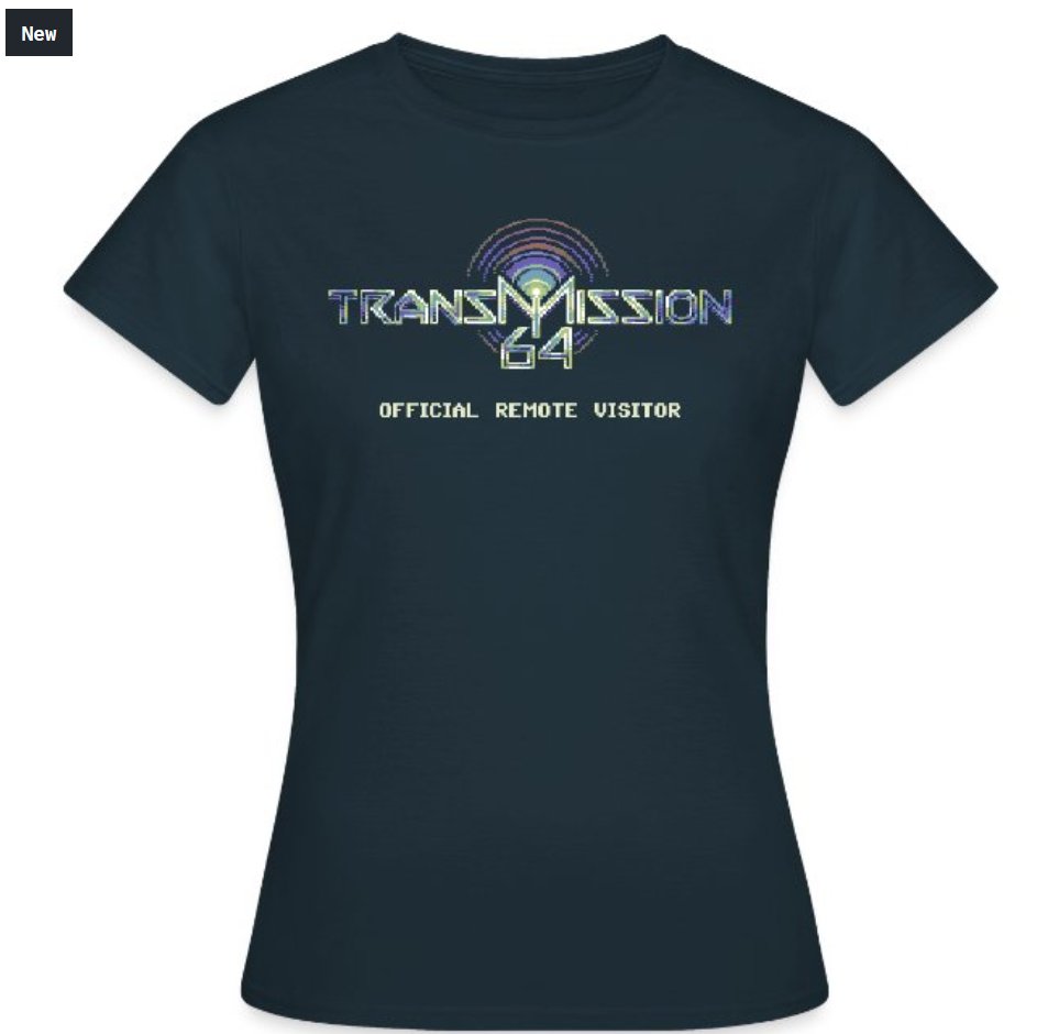 Wear us on your chest! Check out t64.to/merch for highly fashionable Transmission64 shirts &amp; hoodies (and profit from the black friday % while you can). Possible revenue is shared with the artists and used to cover T64 expenses.

#demoparty #c64 #demoscene #commodore64