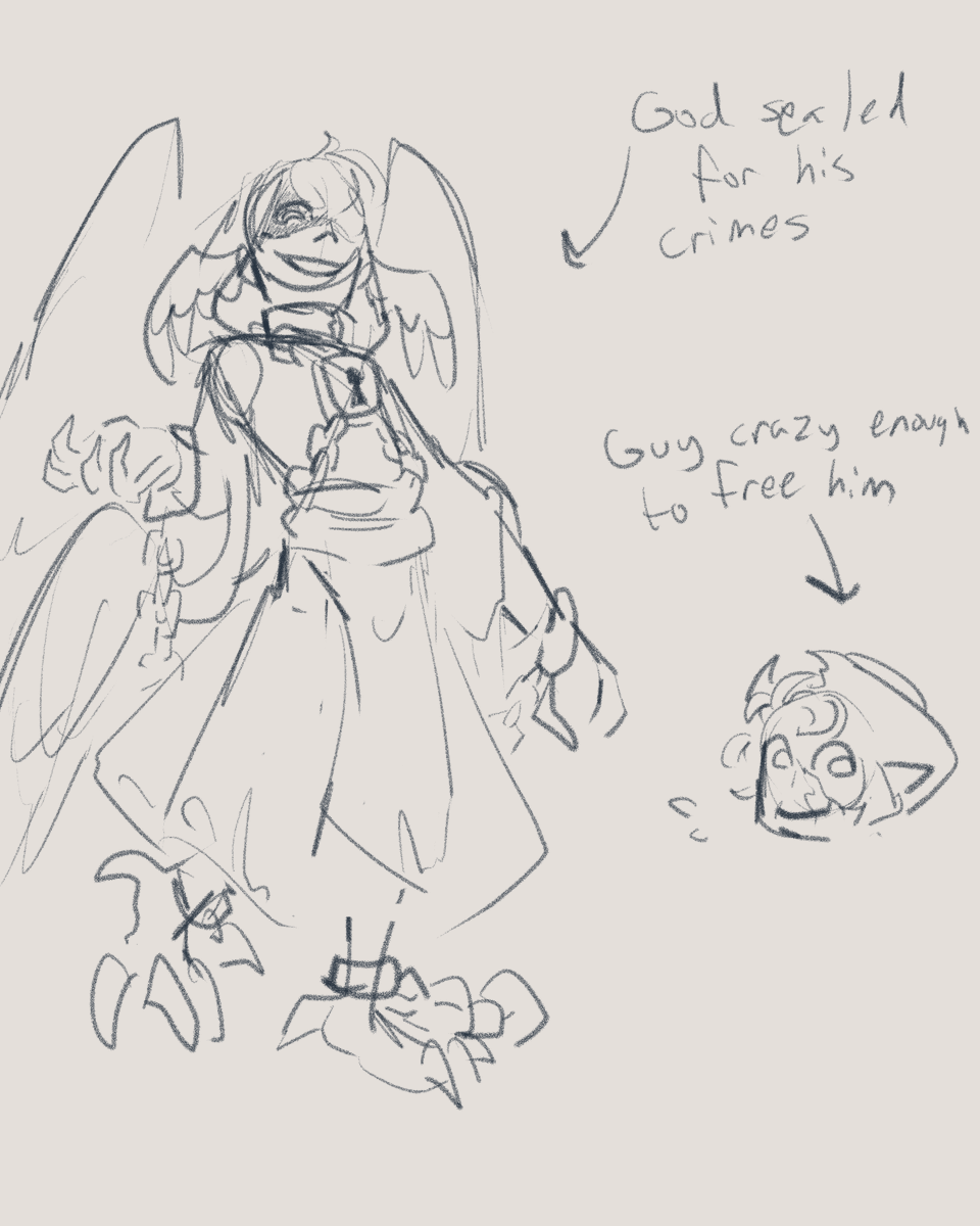 awildcardactive's tweet image. // trafficshipping (and hermitshipping ig idk its late)

Screw it have this #scarian au sketch I&apos;m going to bed now