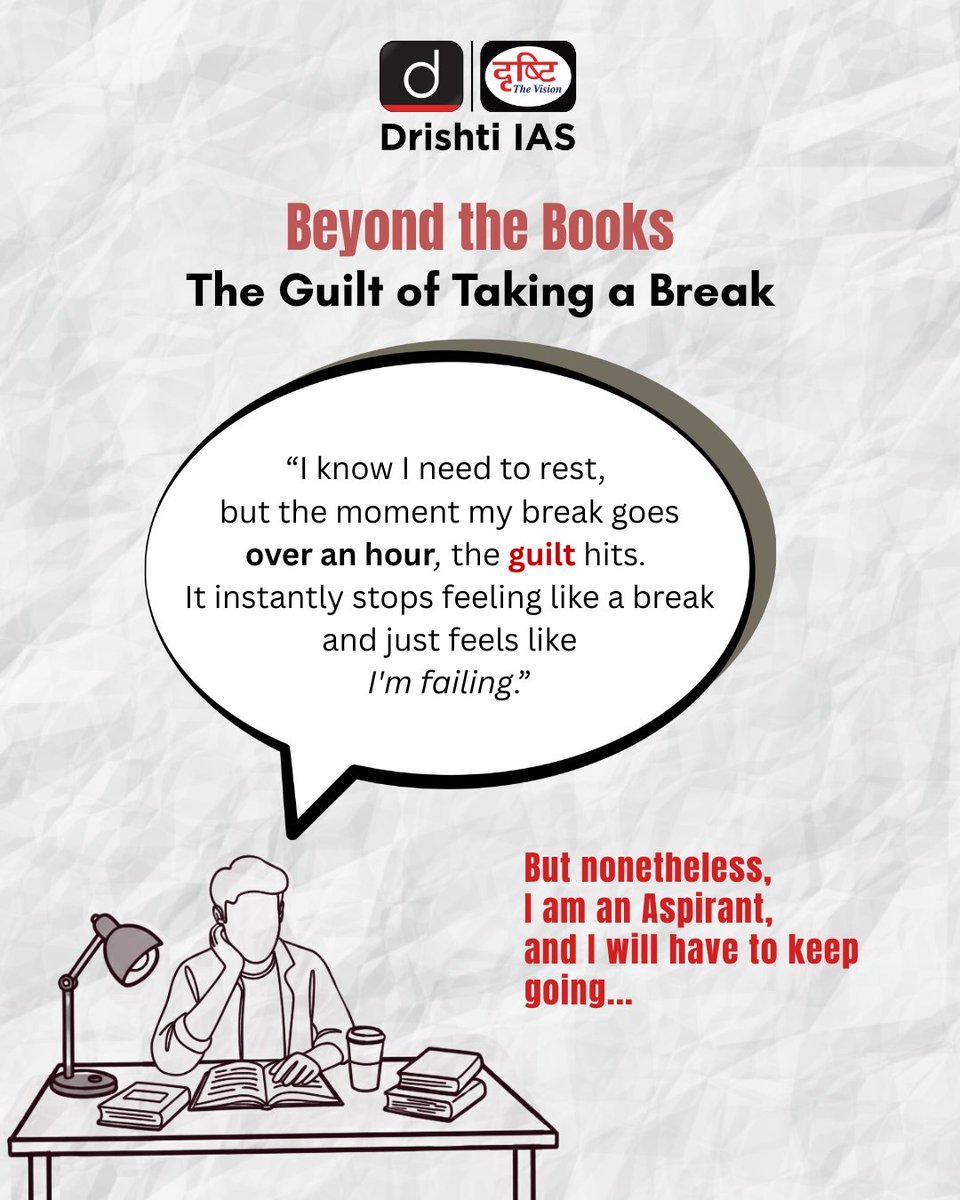 drishtiiaseng's tweet photo. Beyond the Books, Inside the Aspirant's Head.
#BeyondTheBooks #UnsaidThoughts #AspirantLife #InternalBattle #StudentTruth #UPSC #DrishtiIAS #DrishtiIASEnglish https://t.co/9Ix661bOVj