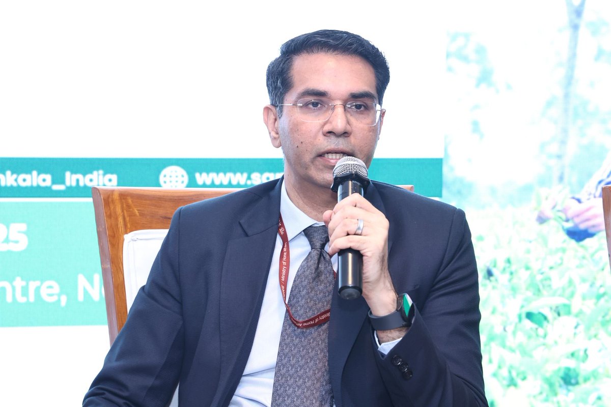 Sankala_India's tweet photo. National Conference on #SafeTeaProduction: Policy, Compliance & Sustainable Practices 

Session 1- Regulatory Framework & Policies 

🔹 Mr Nitin Kumar Yadav, Additional Secretary, Ministry of Commerce and Industry, GoI o and Chairman, @teaboardofindia, opened the session by emphasising that global standard-setting, especially through #Codex, is now central to India’s tea trade. With importing countries tightening regulations, he stressed the need for strong scientific data, credible field studies, and unified national positions. He highlighted challenges posed by hazard-based approaches and stressed that testing, certification, and full traceability are becoming essential for market access.

🔹 Dr Satyen K Panda, Executive Director (Compliance Strategy), @fssaiindia, underlined the complexity of current enforcement challenges and the rise of what he called 'weaponisation of markets.' He explained India’s science-based MRL-fixation process and warned against premature use of newly registered pesticides. He called for digital traceability tools, state-level sensitisation, better labs, and stronger support for small tea growers.

🔹 Dr K L Gurjar, Joint Director, CIB&RC, highlighted the rising pest pressure and the need for Integrated Pest Management (IPM), supported by soil health, organic inputs, pheromone traps, and biodiversity. He noted gaps such as misuse of chemicals, rebranded banned inputs, and low farmer awareness, and urged for improved testing, faster MRL decisions, and stronger state enforcement.

🔹 Mr Tushar Tripathi, COO, @waghbakri Tea Group, stressed that sustainability is now a market imperative. He called for a core multi-stakeholder committee, low-cost field testing tools, digital traceability, stronger retailer licensing, and a national residue/IPM database.

🔹 Mr Arun Narain Singh, Former Executive Vice Chairman, MD & CEO, @GoodrickeTea, spoke on climate change impacts, pest resistance, and the need for realistic, science-backed, grower-friendly regulation. He urged for faster approvals of alternatives and harmonised lab results.

In closing, the session underscored that safeguarding India’s tea legacy in the face of #climatechange will require one path forward: science-led, sustainable, and collaborative action across the entire value chain.