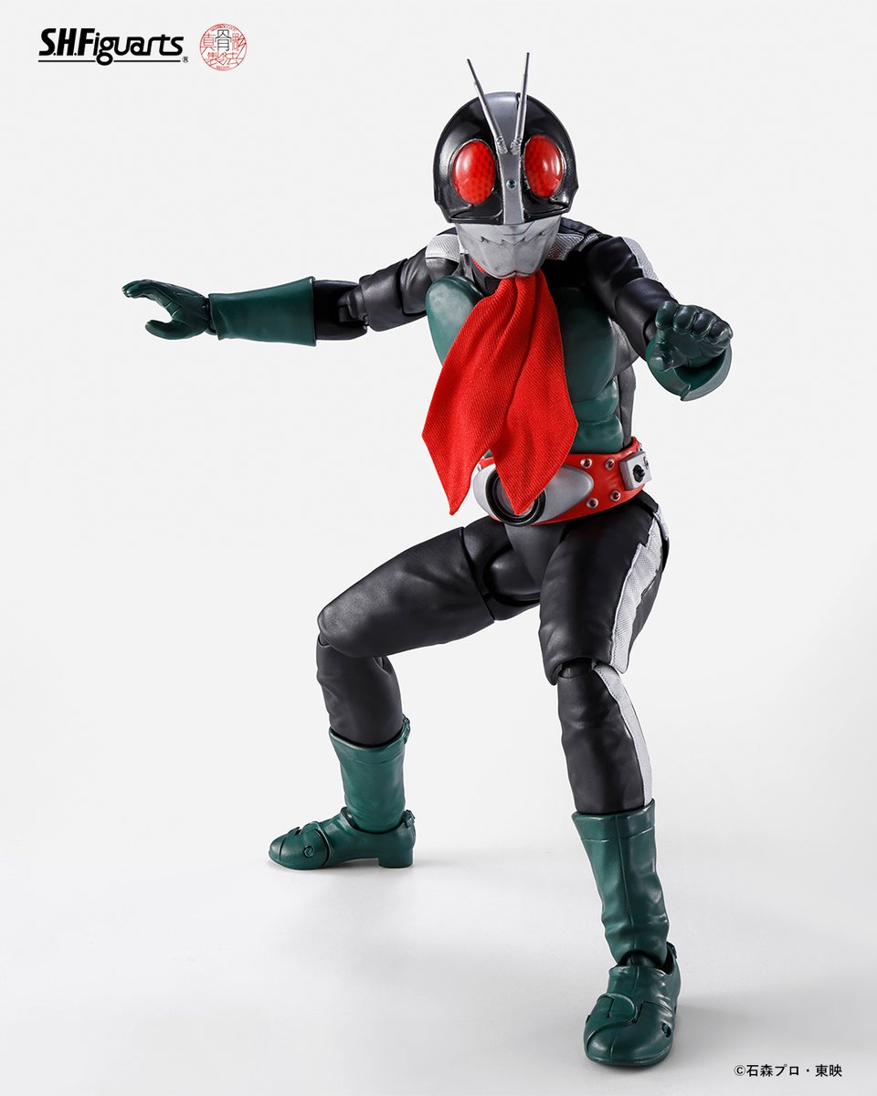 t_features's tweet image. 【締切迫る】

『#仮面ライダー』より
「S.H.Figuarts（真骨彫製法） 仮面ライダー旧2号（仮面ライダー対ショッカーVer.）」は魂ウェブ商店で11月30日(日)23時受注締切！
🛒ご予約は→ p-bandai.jp/item/item-1000…

布製マフラーの他、交換用PVC製マフラー2種と専用の首パーツが付属！
#t_shf
