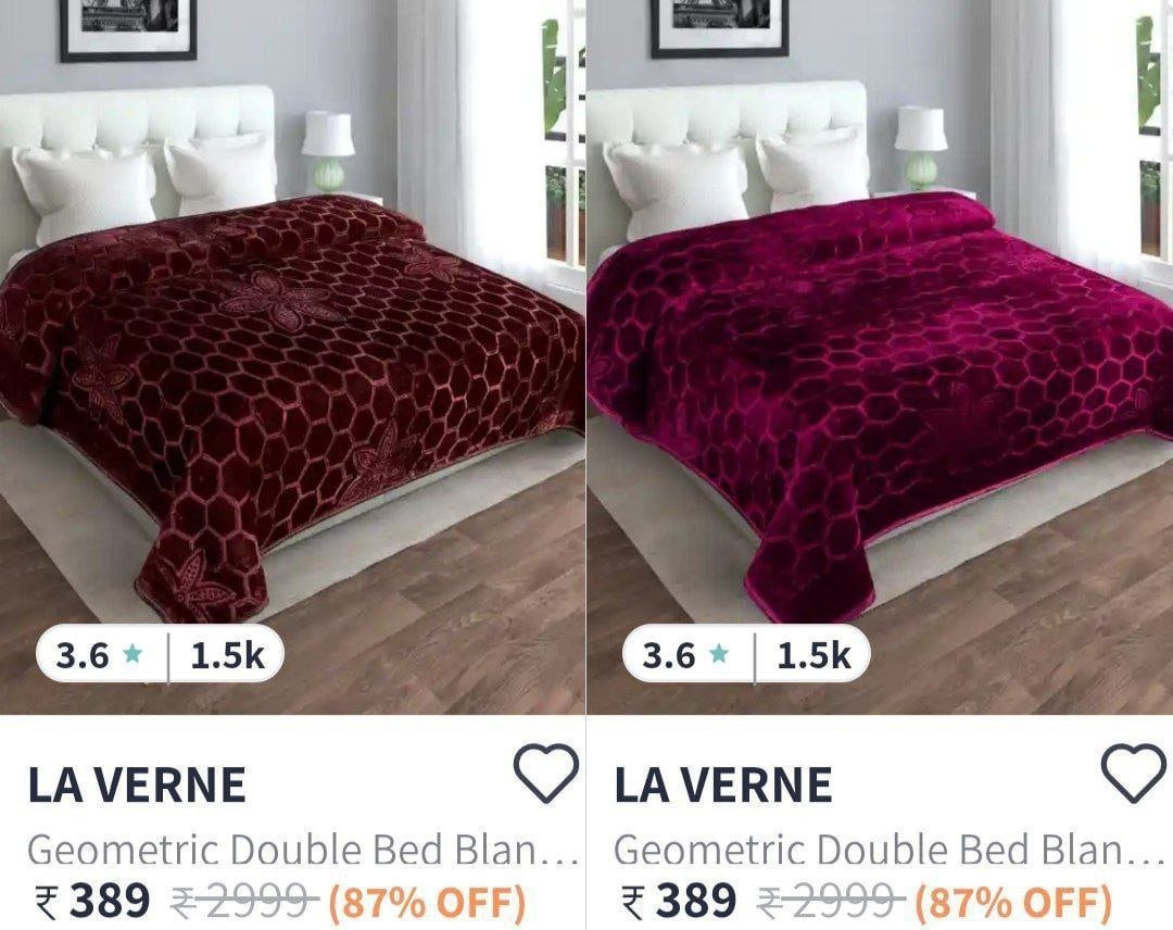 TechyBoostDeals's tweet image. la-vernia blanket

Buy link : myntr.in/BpHEiS

#Myntra #lavernia #Blanket