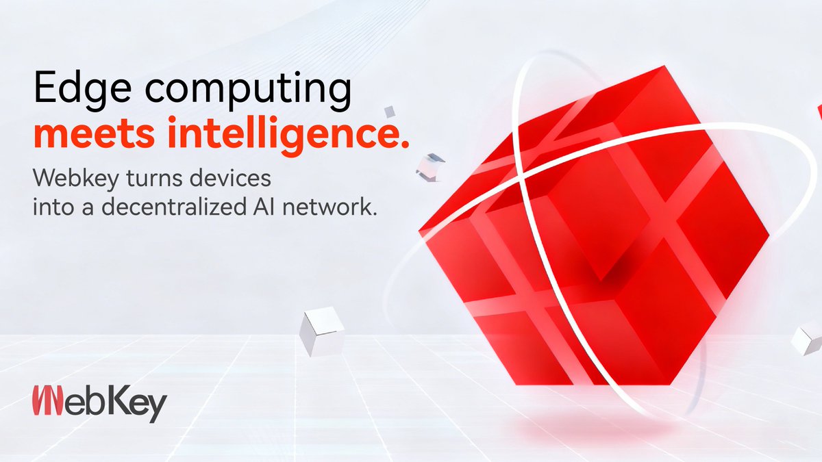 DePIN_WK's tweet image. AI won’t stay in the cloud.

Webkey turns everyday devices into a real-world, decentralized intelligence layer — faster, private, and built at the edge.

This is the shift from centralized models to a global, device-powered intelligence layer.

#Webkey #DePIN #EdgeComputing #AI
