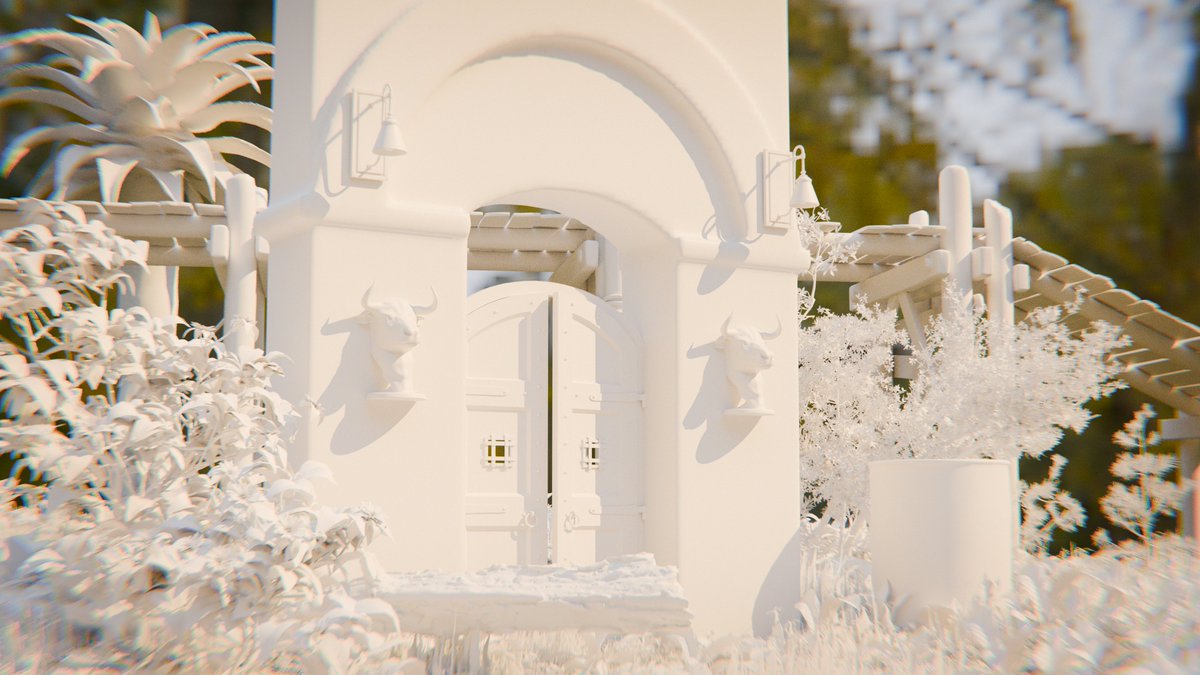 Bala3dVerse's tweet photo. One of my old scenes Assets from #Polyhaven #b3d #blender #cyclesrender