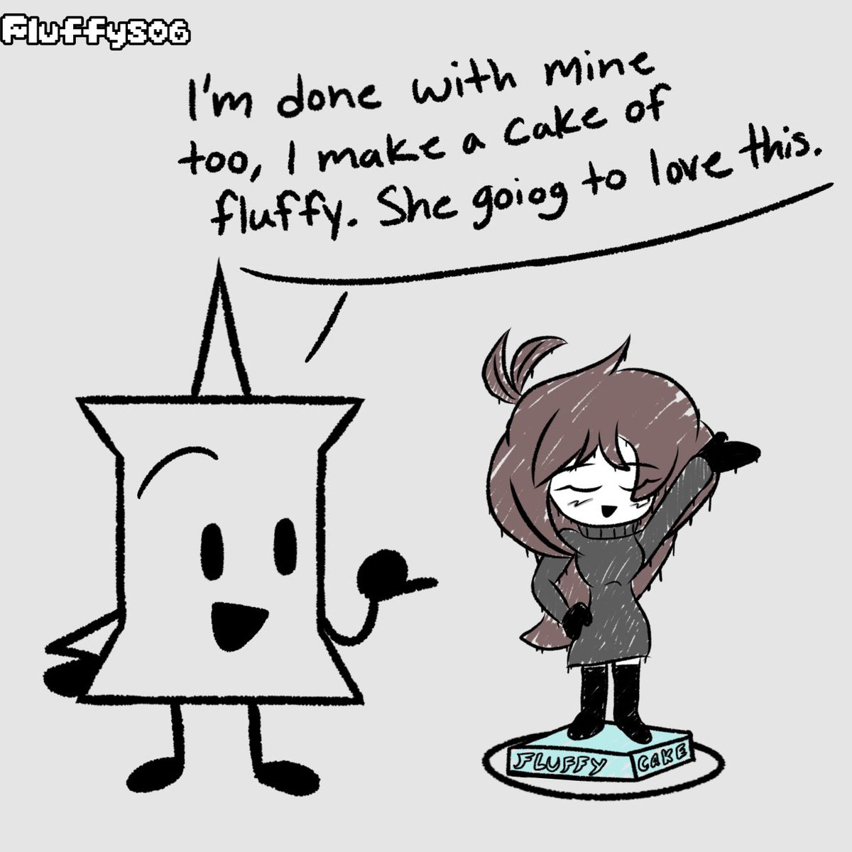 Starley_fluffy6's tweet image. Cake time! 🎂

(8/9)🍰

#bfdi #objectshowcommunity #fireafy #coinpin