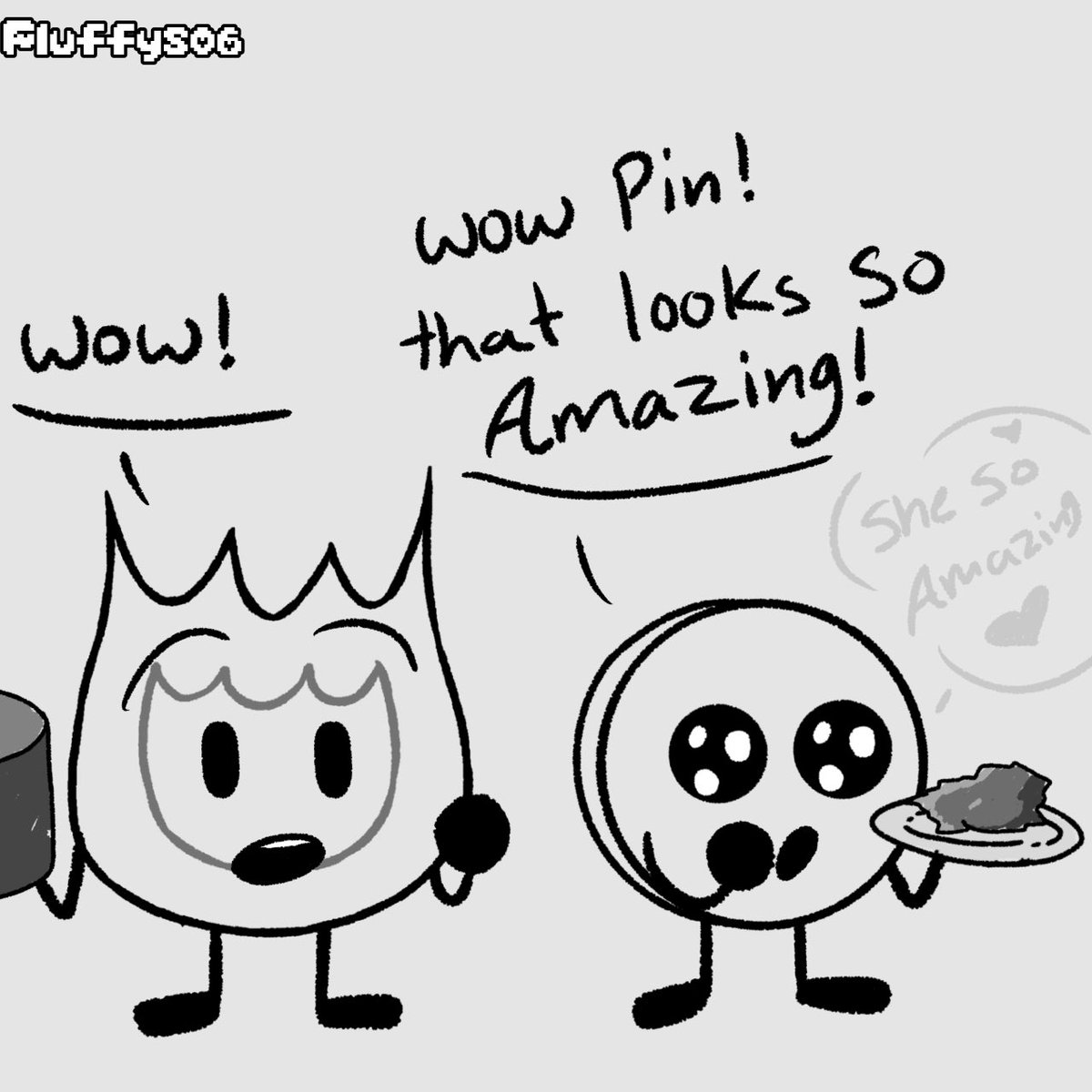 Starley_fluffy6's tweet image. Cake time! 🎂

(8/9)🍰

#bfdi #objectshowcommunity #fireafy #coinpin