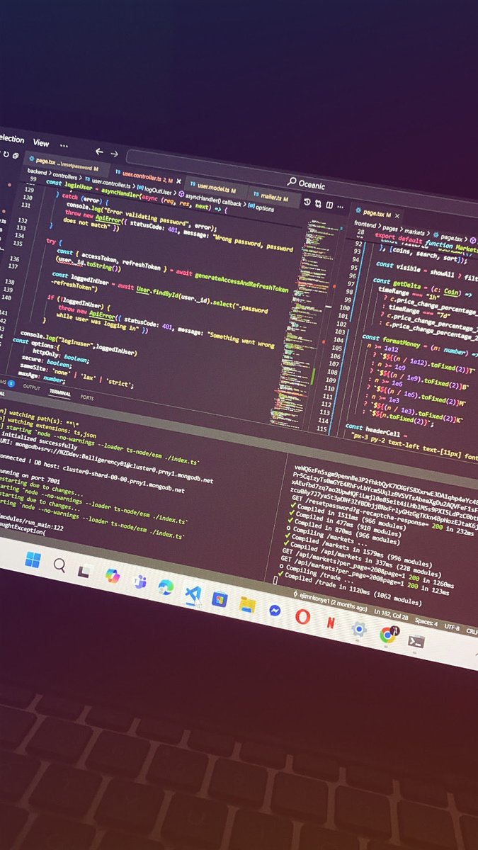 CodeByNZ's tweet image. The most interesting part of frontend development is fetching and integrating data from the backend, not styling.