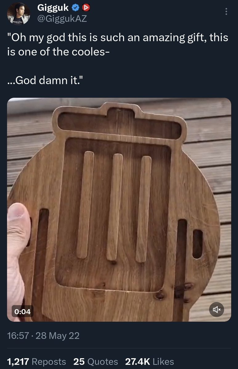 LordGandr's tweet photo. I made a gift for @TrashTastePod, and Garnt posted about it. Never learned what actually happened to it, lol https://t.co/LsZ9JEpbbD