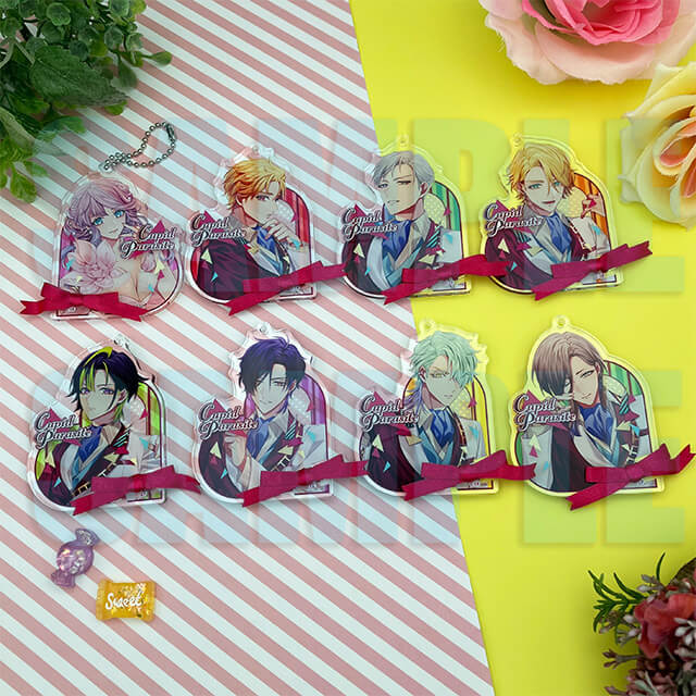 stellaworth's tweet image. ＼✨ステラワースオリジナルグッズ ✨／
#ステラAGF2025 発売
キューピット・パラサイト

💎リボンタイアクリルプレートキーチェーン 第二弾

🎀店頭・通販
予約開始日：12/1
発売日：2026/2/6

🛒通販はコチラ
stellaworth.co.jp/shop/item.php?…
#キュピパラ #オトメイト