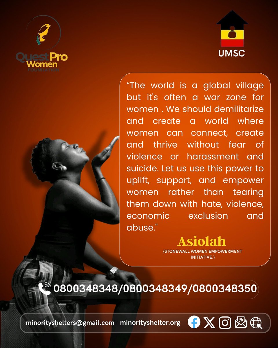 We must demilitarize, uplift, support, and empower women to connect, create, and thrive without fear. Let's stand against hate, violence, economic exclusion, and abuse.
It's time to build a world where every woman feels safe and valued.
#16DaysOfActivism2025