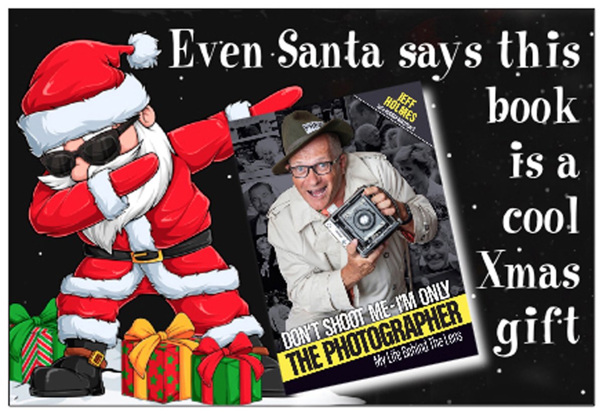 A fabulous Christmas gift for friends and family – or even to yourself! Jeff's book will make you laugh and be amazed at the stories behind the photographs he has taken that are featured in his new book - Don't Shoot Me - I'm Only The Photographer. jshpix.store