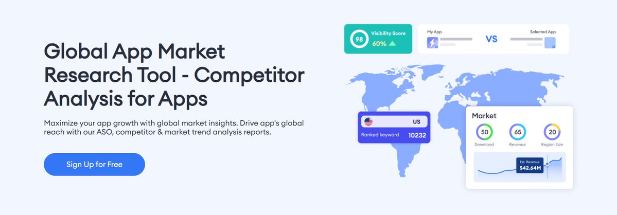 lancesmith7890's tweet image. Monitor global competitor trends in real time to react faster and stay ahead. 👉 bit.ly/4nKX891

#AppDev #AppAnalytics #GrowthTools