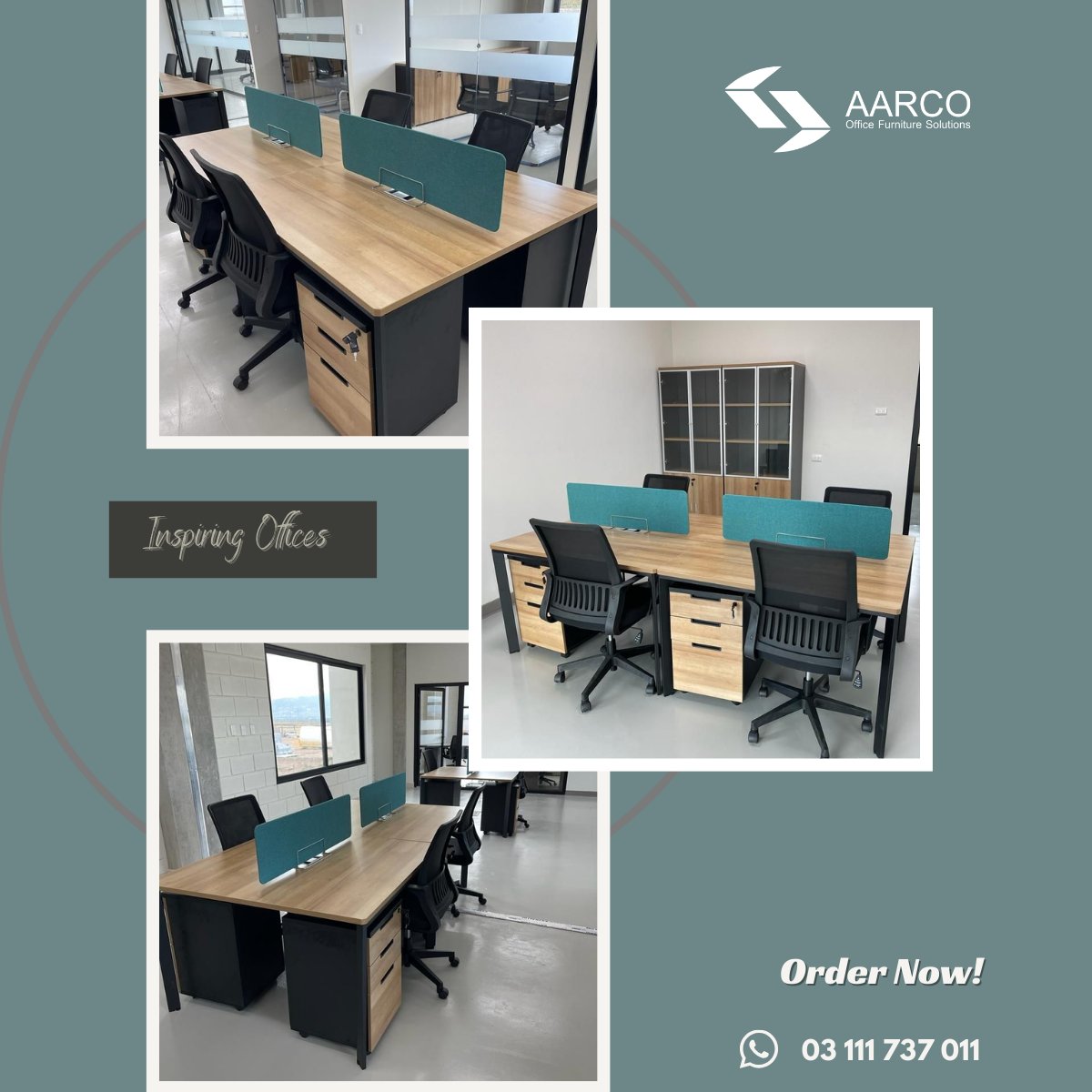 aarcofurnitures's tweet image. Modern office workstations designed for productivity, ergonomic support, and a cleaner, more efficient workspace layout.

#WorkspaceDesign #Productivity #EfficientLayout #Ergonomics #ModernWorkplace #OfficeWorkstations #Workspace #WorkplaceWellness #OfficeSpace #AARCO