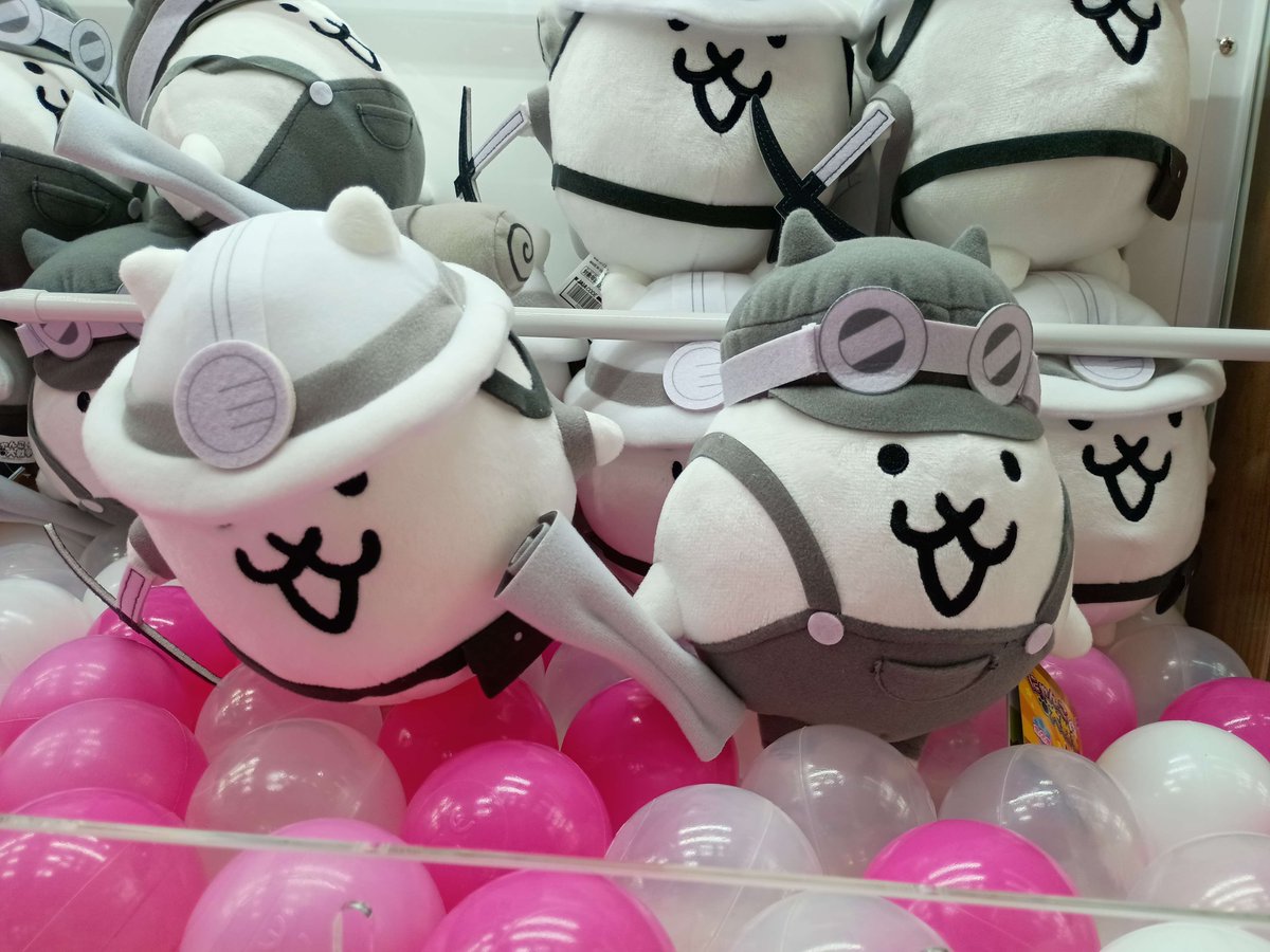 景品入荷情報】 「にゃんこ大戦争ガマトト＆オトートぬいぐるみ」が