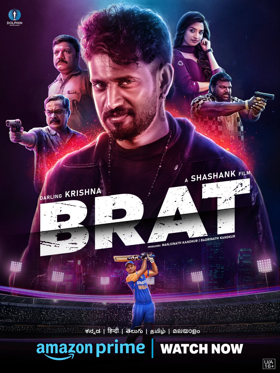 Shashank_dir's tweet image. After the successful run in theatres, #BratTheMovie
Streaming now on
#AmazonPrime 

#ಬ್ರ್ಯಾಟ್ #WatchNow
#DarlingKrishna #Shashank

@PrimeVideoIN
@darlingkrishnaa @Manishakandkur
@aanandaaudio @ArjunJanyaMusic
@manjukandkur
@AnairaGupta