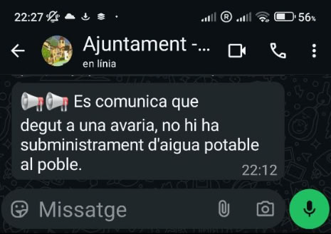 N'hi ha molts que s'hauran de disculpar. Cridaven sense raó a la "reunió" del 28/03/2025. El mateix <a href="/AjCabassers/">Ajuntament de Cabassers (no oficial)</a> s'ha vist obligat a reconèixer públicament que l'aigua del pou no és potable quan ha fallat la que entra al dipòsit des de la font de la Foia.