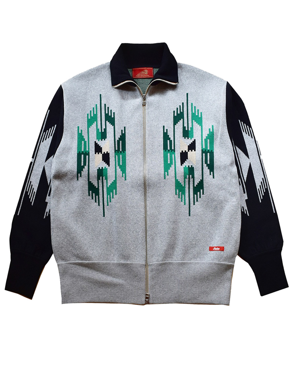 チマヨジャケット IK-713 W-Jacquard Zip-up Jacket 