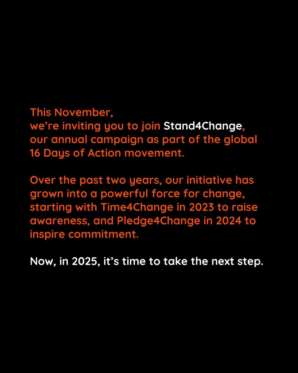 FirstLightSW's tweet image. Every action counts, and together we can create safer spaces and stronger support for survivors.

#Stand4Change #16DaysofAction