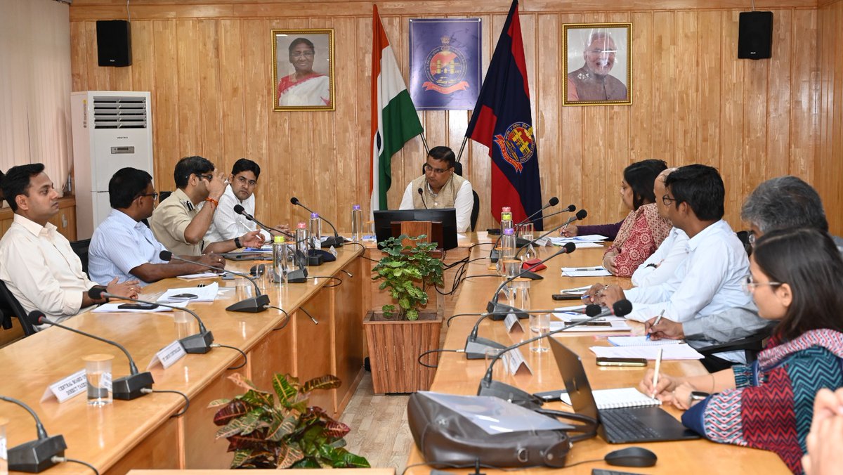 AndamanPolice's tweet photo. #WarOnDrugs
The first meeting of the Sub-Committee of the Joint Coordination Committee for the UT of Andaman & Nicobar Islands was held on 28.11.2025 at Police Headquarters under the chairmanship of Shri Hitesh Godara, IRS, DDG (ER), NCB Kolkata, with active participation from all key stakeholders.

Key NDPS cases handled by Drug Law Enforcement Agencies were reviewed to strengthen coordination, follow-up, and support ongoing investigations.

Drugs destroy lives, families, and communities. A&N Islands stand united for a safe & #DrugFreeAndaman.

Dial: 112 / 9531856080
#DontLetDrugsWin

@MediaRN_ANI  @DGPANIslands  @hgsdhaliwalips  @Andaman_Admin  @narcoticsbureau