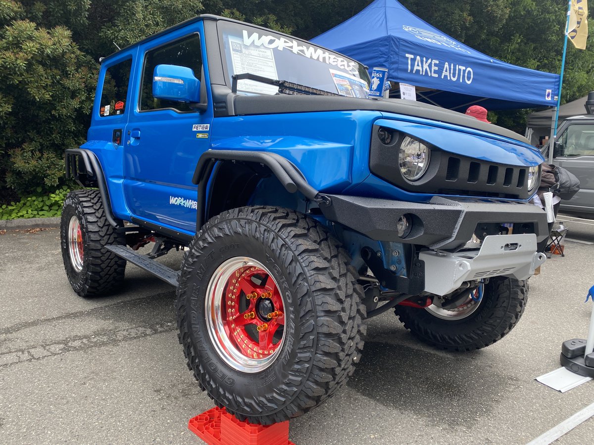 GEOLANDAR_JP's tweet photo. JIMNY VILLAGE 2025 ジオランダー装着デモカーご紹介
TAKE AUTO 様
車輛:ジムニーシエラ
装着タイヤ:GEOLANDAR M/T G003
サイズ:LT305/70R16
#YOKOHAMA #ヨコハマタイヤ #GEOLANDAR #ジオランダー #ジムニービレッジ #MT #G003 #TAKEAUTO #ジムニー #シエラ https://t.co/NczMpIhUJa