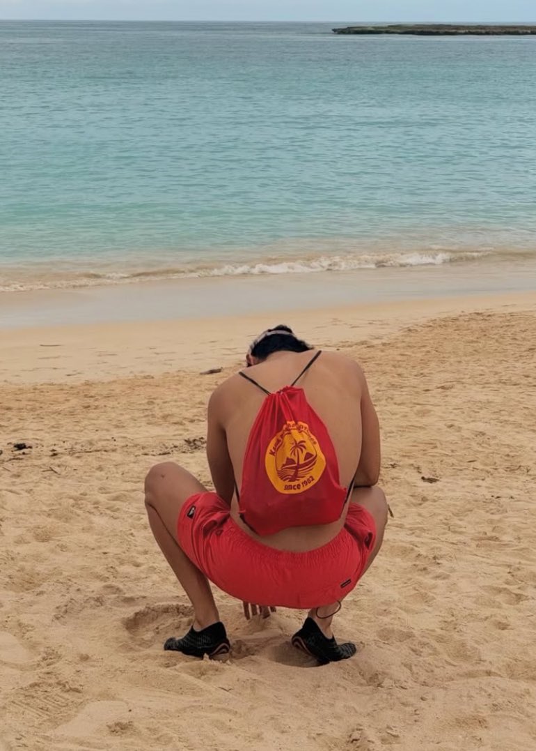 HIS TANNED SKIN