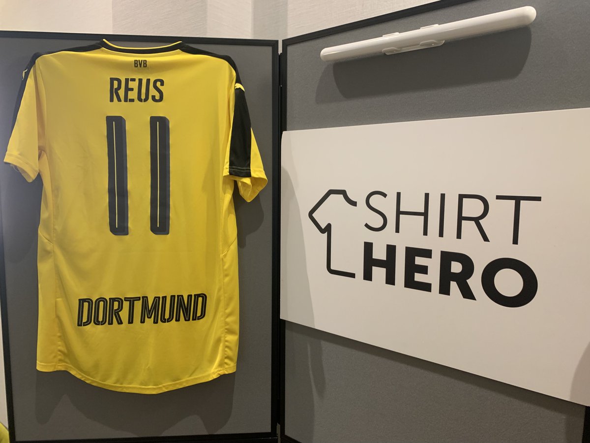 The Shirt Hero shirt display mount is the easy way to show off your favourite football shirts ⚽

You could maybe create your own yellow wall 😀