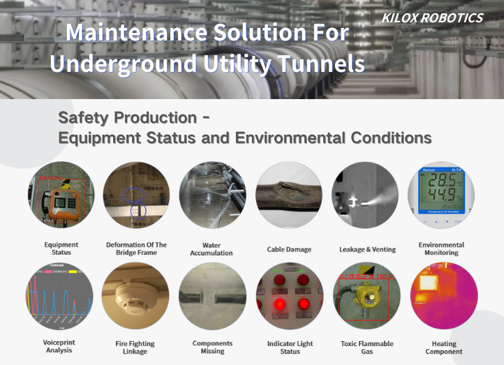 kilox_robotics's tweet image. Underground utility tunnels need reliable patrols! 
🤖Our smart inspection solution delivers real-time monitoring, automated alerts &amp;amp; precise data—boosting safety, frequency of malfunctions. 
#SmartInfrastructure #UtilityTech #TunnelInspection #Robots #KiloX