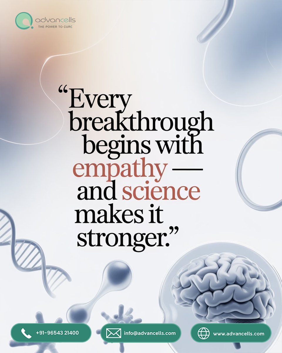 Advancells's tweet image. At Advancells, we don’t just see autism through a clinical lens. We see it through families, hope, and possibilities. Our ongoing research aims to enhance neuro-regeneration and help children grow into their fullest selves.

advancells.com/stem-cell-trea…

#autismawareness #Advancells