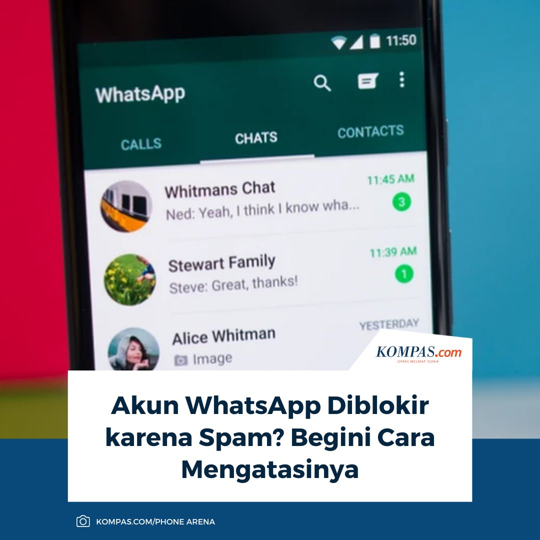kompascom's tweet image. Diblokir WhatsApp akibat spam? Segera lakukan ini! Panduan jitu pulihkan akun agar bisa mengobrol lagi.

Baca di sini: tekno.kompas.com/read/2025/11/2…

~TR #WhatsApp #Spam #Blokir