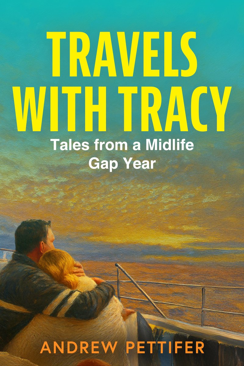 Travels With Tracy : Tales From a Midlife Gap Year by <a href="/andrewpettifer/">Andrew Pettifer</a> was published on 1 September
As part of this <a href="/RandomTTours/">Random Things Tours 🇺🇦</a>  Blog Tour I am delighted to share an extract from the book with you today.

…thingsthroughmyletterbox.blogspot.com/2025/11/travel…