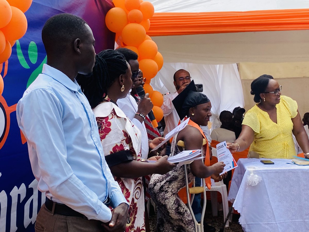Today we  have joined <a href="/TunawezaO/">Tunaweza Foundation🧡👩‍🦽👩‍🦯</a> at their Offices in Namasuba to celebrate  their over the year achievements and Graduation of young people with disabilities who have completed their competent Based Learner Model which is Inclusive Information Technology(IT).

We are proudly