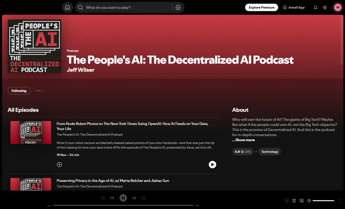Just followed The People’s AI Podcast 🎙️
Loving the insights on real AI stories and breakthroughs.
<a href="/vana/">vana</a>